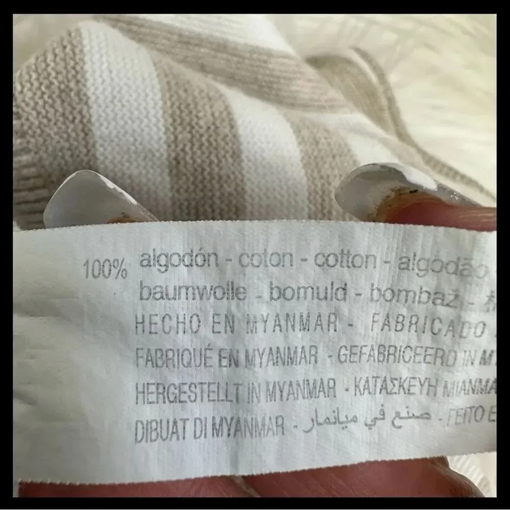 Zara cotton striped